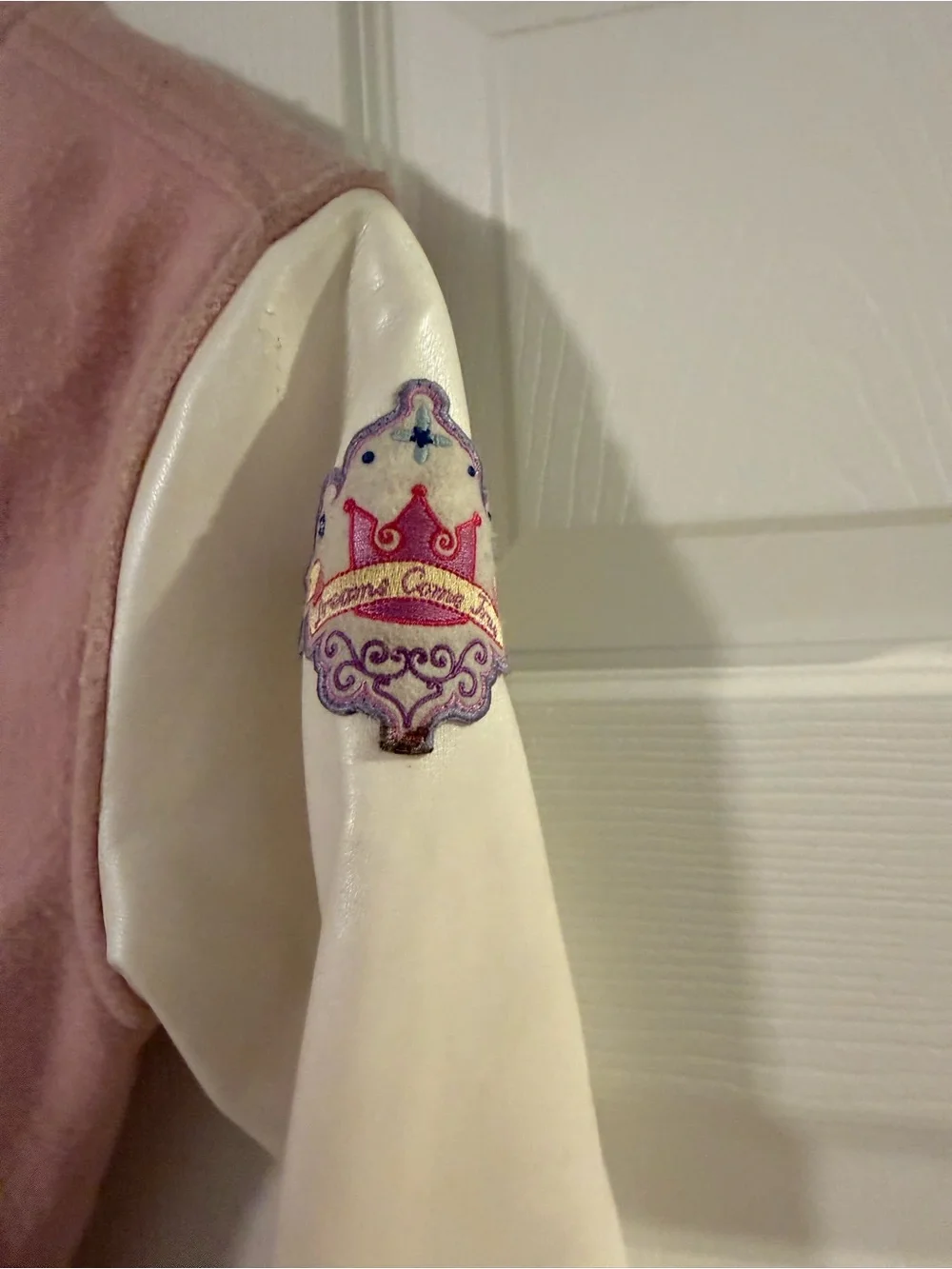 Disney Princess Girls Varsity Style Jacket Size XS 4/5